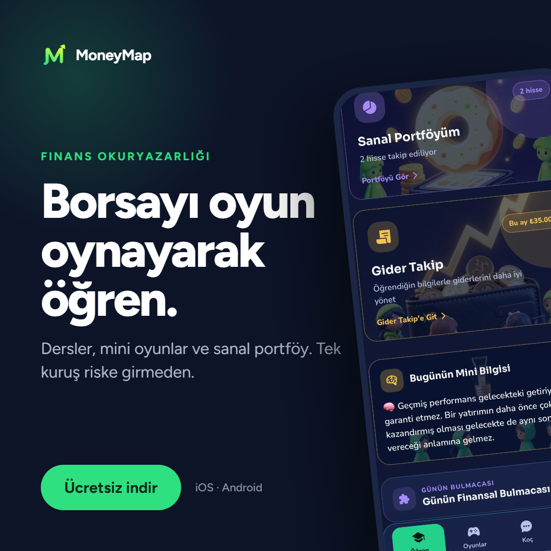 MoneyMap — Borsayı oyun oynayarak öğren