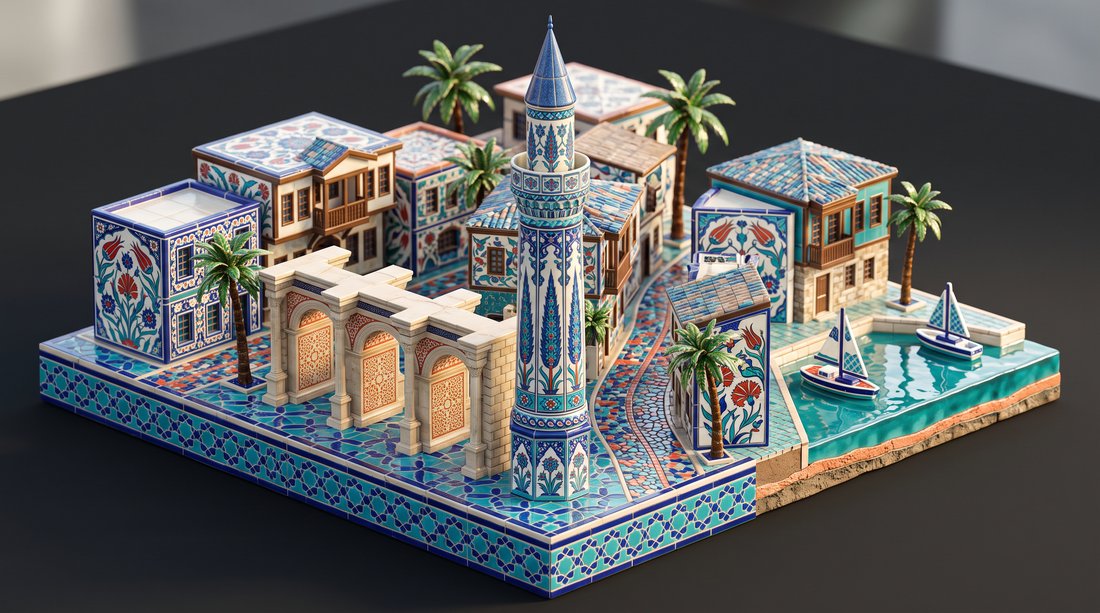 Seramik teması, gündüz — Antalya